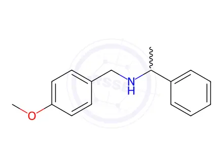 Chemical structure of N-(4-Methoxybenzyl)-1-phenylethanamine