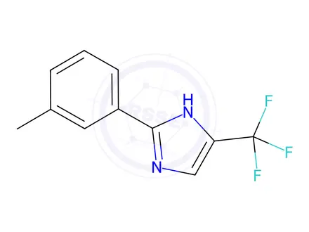 Chemical structure of 1H-IMidazole, 2-(3-Methylphenyl)-5-(trifluoroMethyl)-