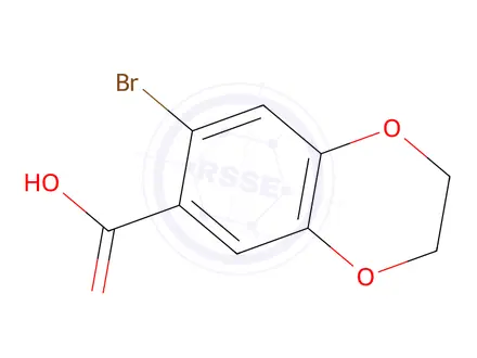 Chemical structure of 7-Bromo-2,3-dihydrobenzo[b][1,4]dioxine-6-carboxylic acid