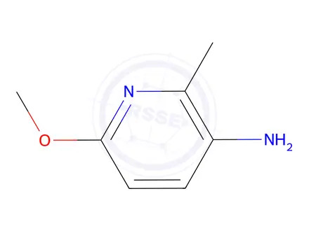 Chemical structure of 3-Amino-6-methoxy-2-methylpyridine