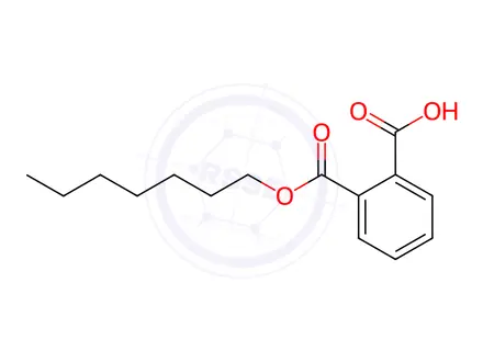 Chemical structure of Monoheptyl Phthalate