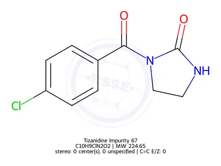 Chemical structure of Tizanidine Impurity 67