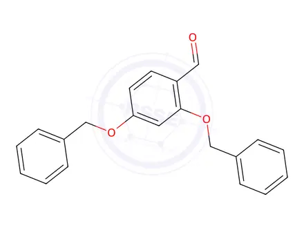 Chemical structure of 2,4-bis(phenylmethoxy)-Benzaldehyde