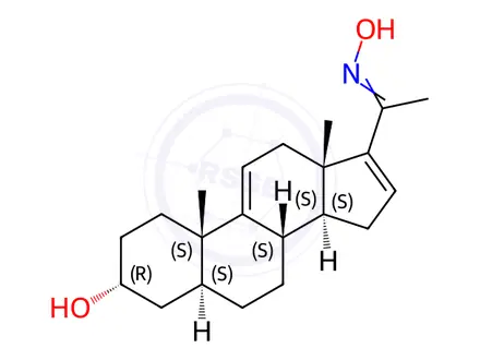 Chemical structure of Abiraterone Acetate Impurity 142
