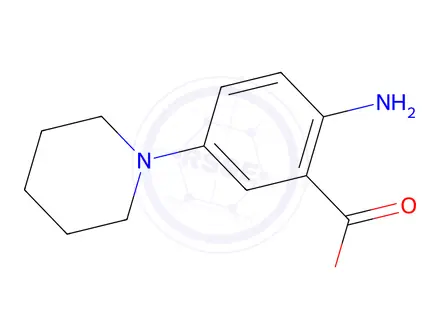 Chemical structure of 2-AMINO-5-(1-PIPERIDINYL)-BENZOIC ACID