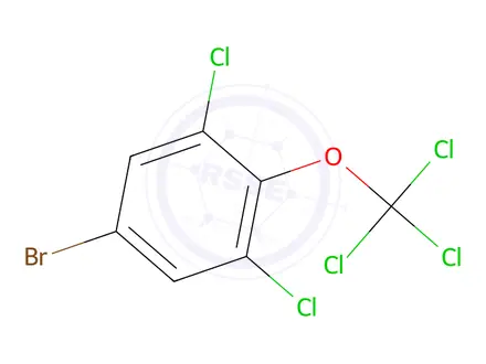 Chemical structure of 5-Bromo-1,3-dichloro-2-(trichloromethoxy)benzene
