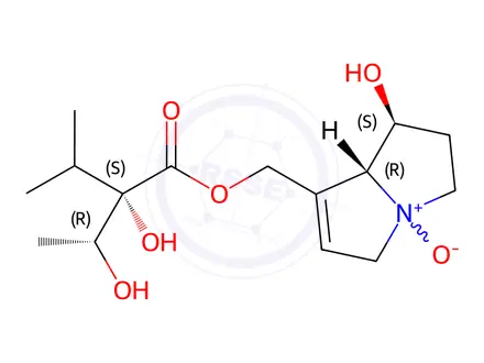 Chemical structure of Rinderine N-Oxide