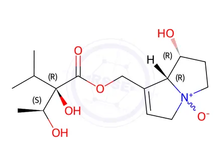 Chemical structure of Indicine N-oxide