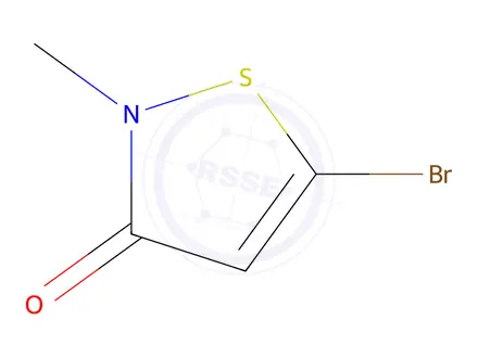 Chemical structure of 5-Bromo-2-methylisothiazol-3(2H)-one
