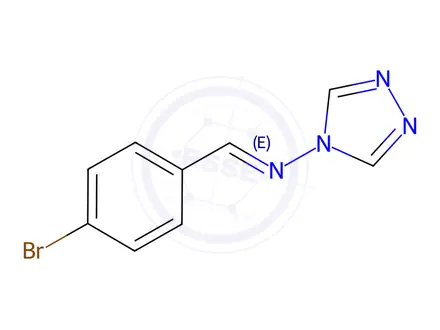 Chemical structure of N-(4-Bromobenzylidene)-4H-1,2,4-triazol-4-amine