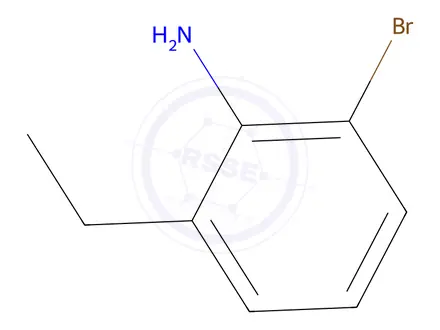 Chemical structure of 2-Bromo-6-ethylaniline