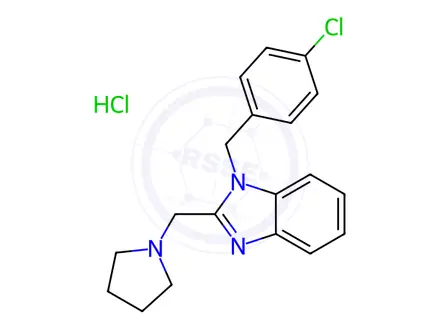 Chemical structure of Clemizole hydrochloride
