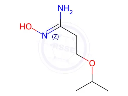 Chemical structure of N'-hydroxy-3-isopropoxypropanimidamide