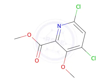 Chemical structure of Methyl 4,6-dichloro-3-methoxypicolinate
