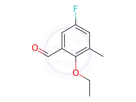 Chemical structure of 2-ETHOXY-5-FLUORO-3-METHYLBENZALDEHYDE