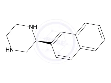 Chemical structure of (S)-2-(Naphthalen-2-yl)piperazine