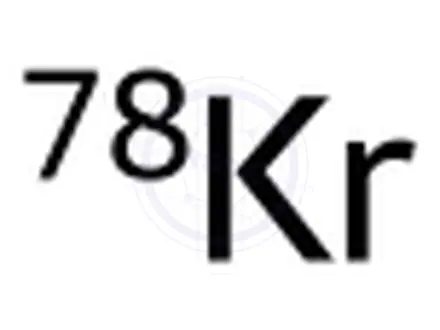 Chemical structure of KRYPTON-78 (78Kr, 99%)
