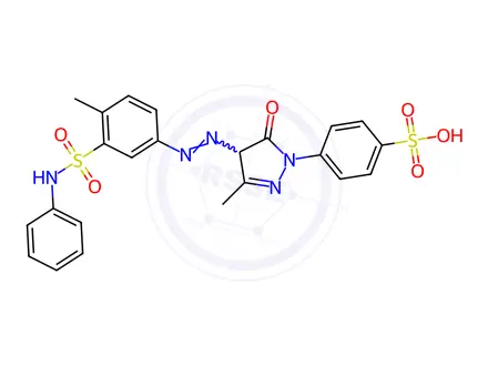 Chemical structure of Sunset Yellow FCF Impurity 4 Monomer (Acid Yellow 25 Monomer)