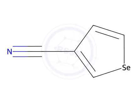 Chemical structure of SELENOPHENE-4-CARBONITRILE