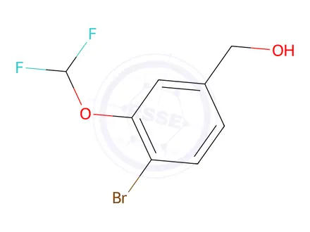 Chemical structure of (4-Bromo-3-difluoromethoxyphenyl)-methanol
