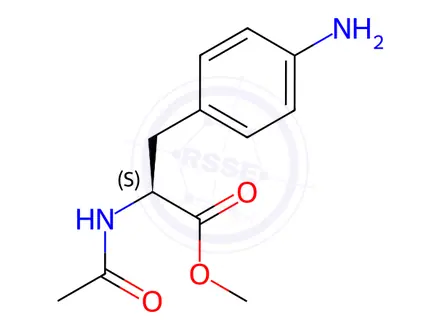 Chemical structure of Acetyl-4-amino-L-phenylalanine methyl ester hydrochloride