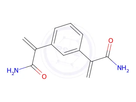 Chemical structure of N,N'-(1,3-Phenylene)bis(acrylamide)