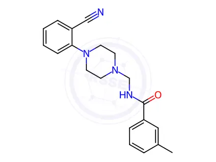 Chemical structure of PD 168077 maleate, 98%