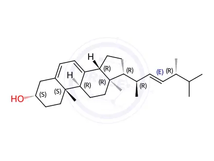 Chemical structure of Ergocalciferol EP Impurity C (Lumisterol)