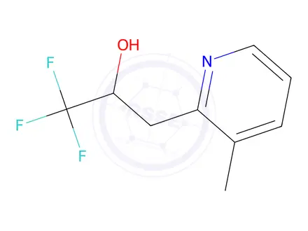 Chemical structure of 1,1,1-Trifluoro-3-(3-methylpyridin-2-yl)propan-2-ol