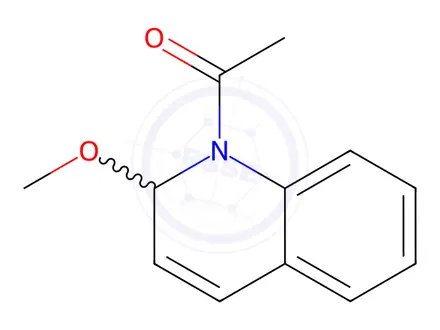 Chemical structure of 1-Acetyl-1,2-dihydro-2-methoxyquinoline