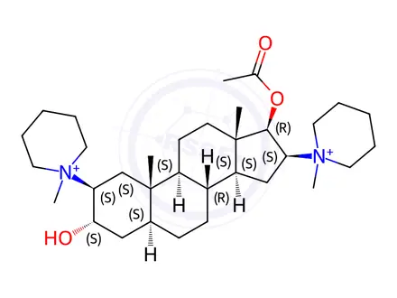 Chemical structure of Pancuronium Bromide Impurity 2
