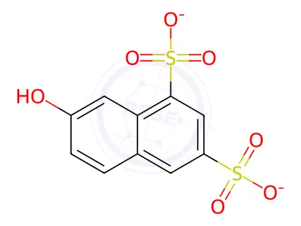 Chemical structure of Ponceau 4R Impurity 2