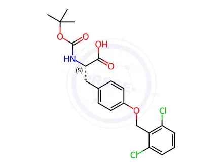 Chemical structure of Boc-Tyr(2,6-Di-Cl-Bzl)-OH
