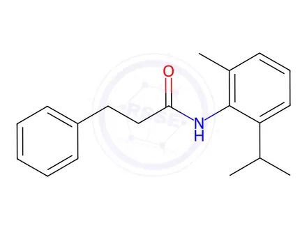 Chemical structure of N-(2-Isopropyl-6-methylphenyl)-3-phenylpropanamide