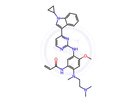 Chemical structure of Almonertinib