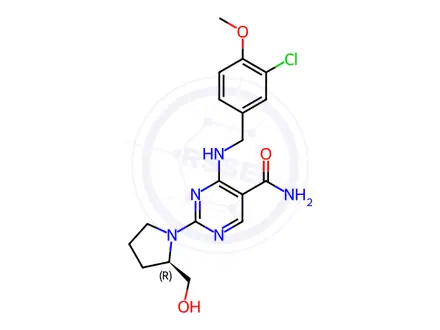 Chemical structure of Avanafil Impurity 316