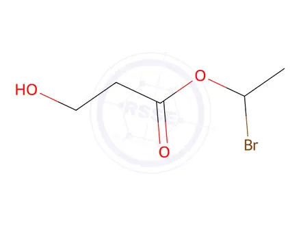 Chemical structure of 1-bromoethyl 3-hydroxypropanoate