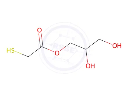 Chemical structure of Glycerol monomercaptoacetate