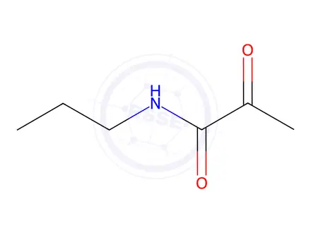 Chemical structure of Propanamide, 2-oxo-N-propyl-(9CI)