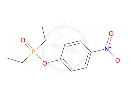 Chemical structure of 4-Nitrophenyl diethylphosphinate