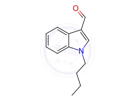 Chemical structure of 1-Butyl-1H-indole-3-carbaldehyde