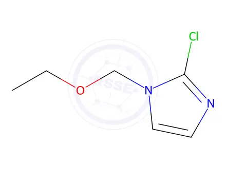 Chemical structure of 2-Chloro-1-Ethoxymethylimidazole