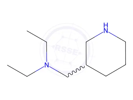 Chemical structure of N-ethyl-N-(piperidin-3-ylmethyl)ethanamine