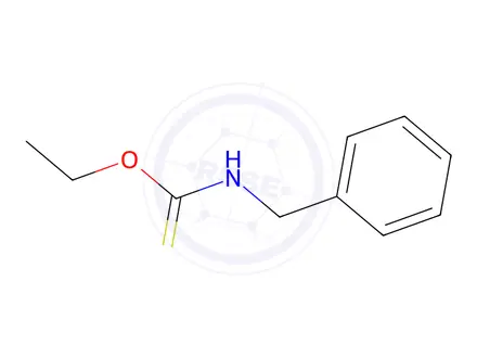 Chemical structure of Carbamothioic acid, N-(phenylmethyl)-, O-ethyl ester