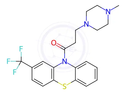 Chemical structure of Ftormetazine