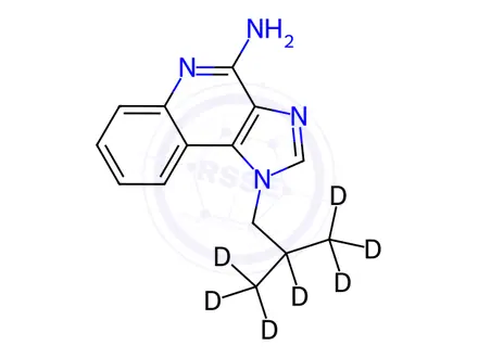 Chemical structure of Imiquimod-d7