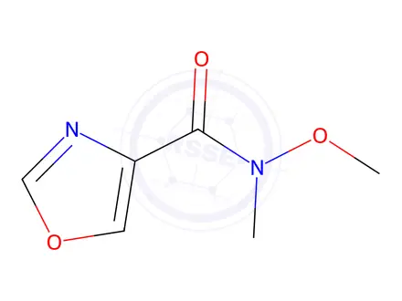 Chemical structure of Oxazole-4-carboxylic acid methoxymethylamide