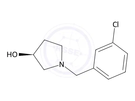 Chemical structure of (S)-1-(3-Chloro-benzyl)-pyrrolidin-3-ol