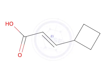 Chemical structure of (2E)-3-Cyclobutylprop-2-enoic acid
