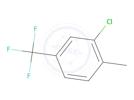 Chemical structure of 2-Chloro-1-methyl-4-(trifluoromethyl)benzene